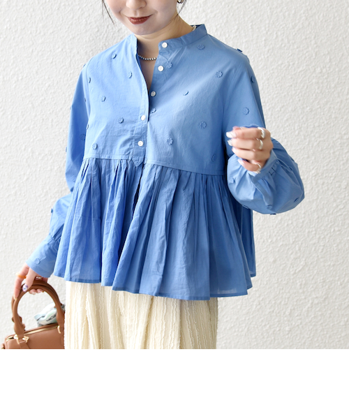 予約》【WEB限定】SHIPS any:〈洗濯機可能〉フラワー モチーフ