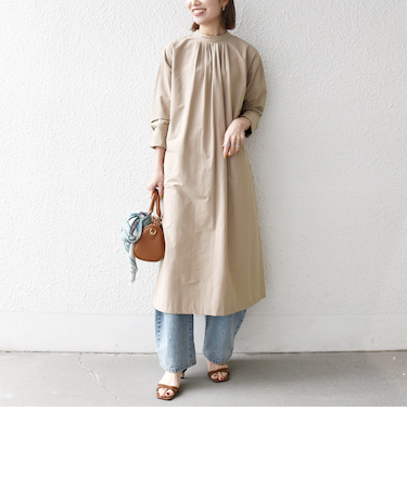 《予約》SHIPS any:〈洗濯機可能〉タイプライター ボウタイ リボン シャツ ワンピース