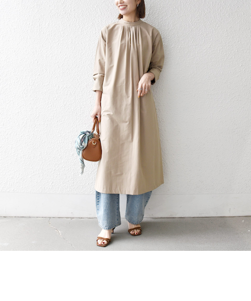 《予約》SHIPS any:〈洗濯機可能〉タイプライター ボウタイ リボン シャツ ワンピース