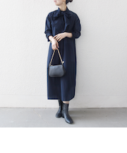 《予約》SHIPS any:〈洗濯機可能〉タイプライター ボウタイ リボン シャツ ワンピース