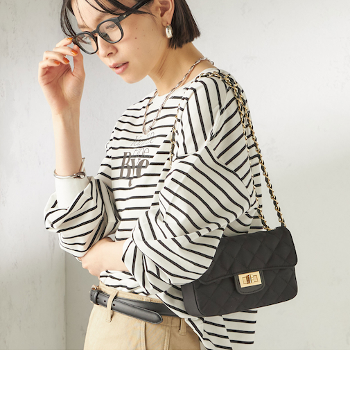 《予約》【SHIPS別注】MILOS: キルティング ショルダー