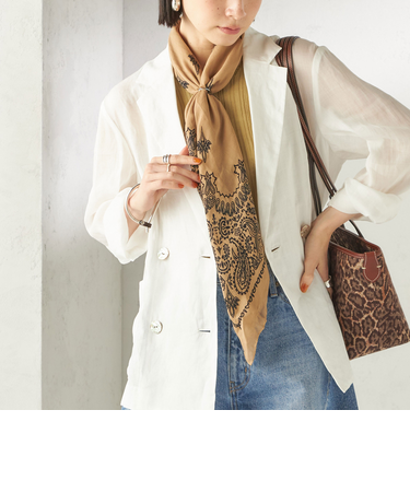 【一部SHIPS別注】destin: バンダナ カレ 90×90