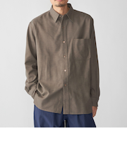 SHIPS: ミツマサ コットン ウール レギュラーカラー シャツ