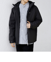 【WEB限定】SHIPS any:〈手洗い可能/撥水〉ウールライク ユーティリティー 中綿 マウンテンパーカー◆◆