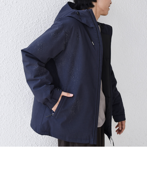 SHIPS any:〈手洗い可能/撥水〉ウールライク ユーティリティー 中綿 マウンテンパーカー◇