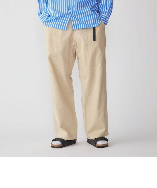 【SHIPS別注】Gramicci: コットンリネン パンツ