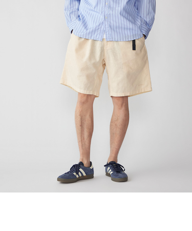【SHIPS別注】Gramicci: コットンリネン ショーツ
