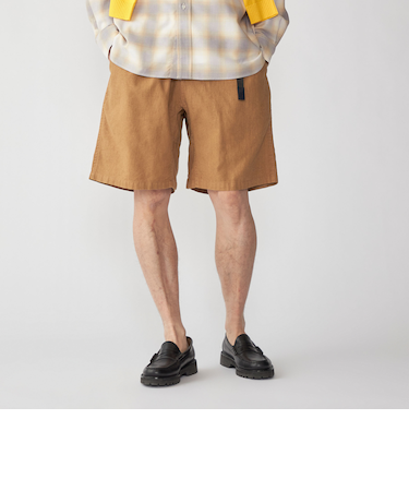 【SHIPS別注】Gramicci: コットンリネン ショーツ