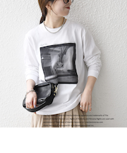 《予約》GOOD ROCK SPEED:〈洗濯機可能〉MARILYN MONROE フォト プリント ロンTEE 26SS