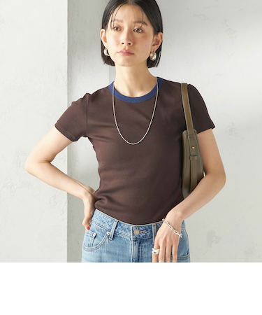 《予約》【一部SHIPS別注】GGG:〈手洗い可能〉クルーネック 半袖 TEE