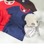 《予約》【一部SHIPS別注】GGG:〈手洗い可能〉クルーネック 半袖 TEE