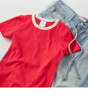 《予約》【一部SHIPS別注】GGG:〈手洗い可能〉クルーネック 半袖 TEE