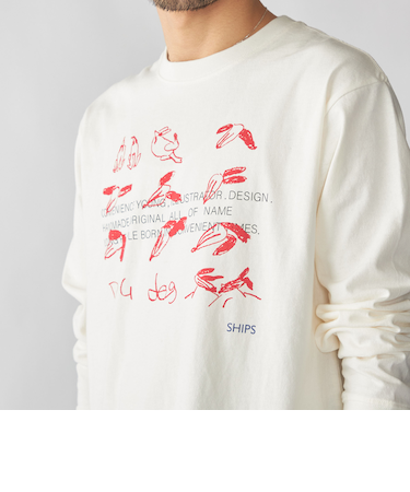 【WEB限定/SHIPS別注】CONVENIENCEYOUNG: DOG LS T