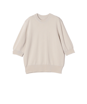 《予約》SHIPS Colors:〈接触冷感・手洗い可能〉14ゲージ 5分袖 ニット◆