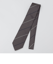 SHIPS: シルク バスケット ストライプ ネクタイ