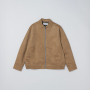 City Ambient Products: フェイクスエード(ポリエステル) ジップ ブルゾン