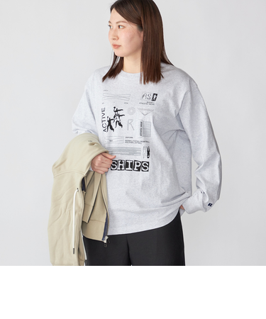 【WEB限定/SHIPS/RUSSELL ATHLETIC別注】 CONVENIENCEYOUNG: LS TEE