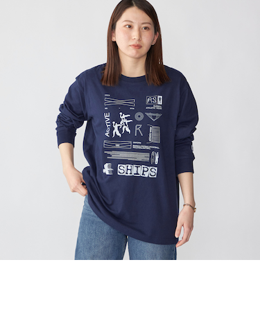 【WEB限定/SHIPS/RUSSELL ATHLETIC別注】 CONVENIENCEYOUNG: LS TEE