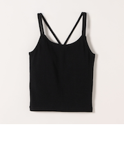 SHIPS any:〈洗濯機可能〉カップ付き ダブル ストラップ ブラキャミソール