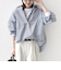《予約》〈手洗い可能〉無地 / ストライプ サイド スリット スキッパー コットン シャツ