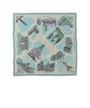 【SHIPS any別注】BINDU:〈手洗い可能〉マップ スカーフ