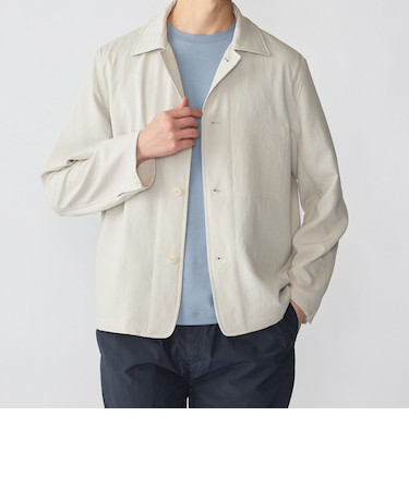 SHIPS: 〈通気性・遮熱〉エアリー テック シャツ アウター