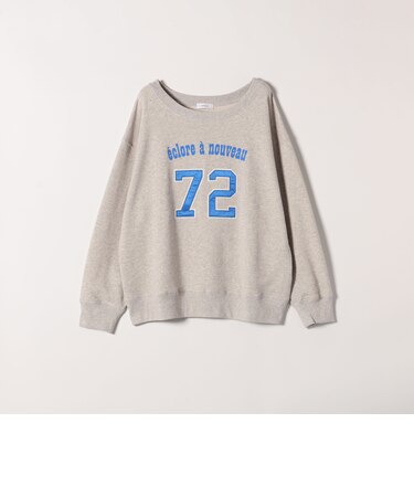 SHIPS any:〈洗濯機可能〉USAコットン 裏毛 ナンバリング ルーズ スウェット