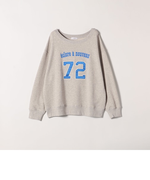 SHIPS any:〈洗濯機可能〉USAコットン 裏毛 ナンバリング ルーズ スウェット