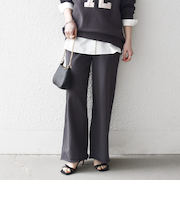 SHIPS any:〈洗濯機可能〉USAコットン 裏毛 カットオフ スウェット パンツ