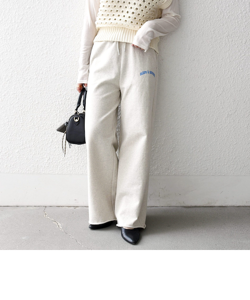 《予約》SHIPS any:〈洗濯機可能〉USAコットン 裏毛 カットオフ スウェット パンツ