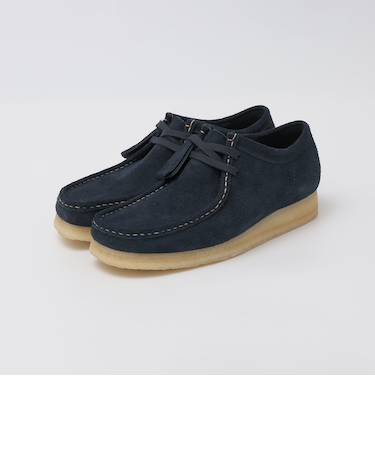 【SHIPS EXCLUSIVE】CLARKS: WALLABEE SUEDE NAVY