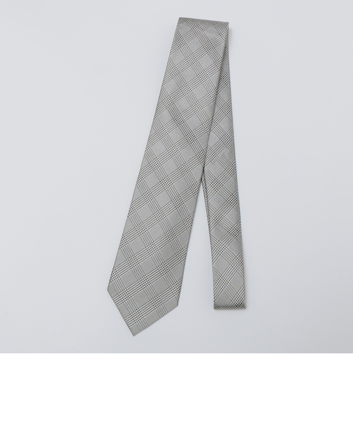 SHIPS Colors:シルク チェック柄 ネクタイ