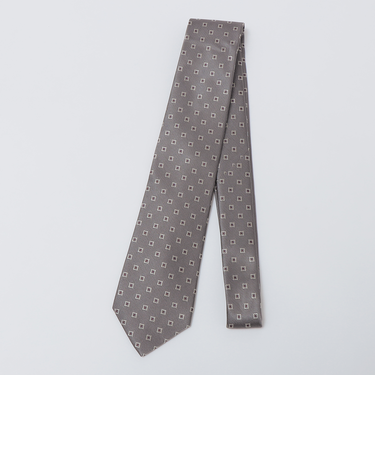 SHIPS Colors:シルク ダイヤ柄 ネクタイ