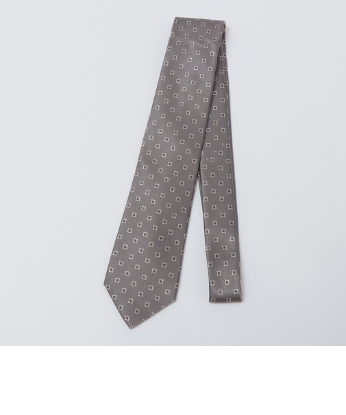 SHIPS Colors:シルク ダイヤ柄 ネクタイ