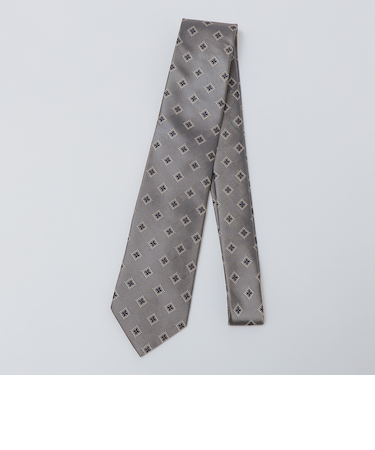 SHIPS Colors:シルク ダイヤ柄 ネクタイ