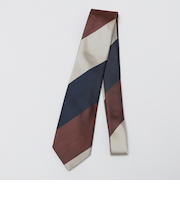 SHIPS Colors:シルク ストライプ ネクタイ1