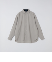 SHIPS Colors:〈洗濯機可能〉ウールライク リラックスフィット シャツ