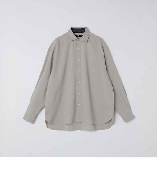 SHIPS Colors:〈洗濯機可能〉ウールライク リラックスフィット シャツ