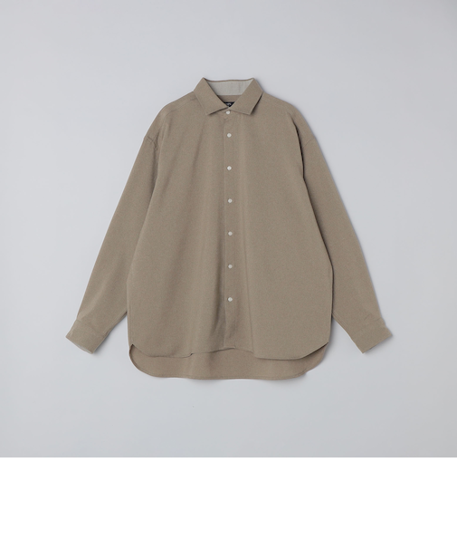 SHIPS Colors:〈洗濯機可能〉ウールライク リラックスフィット シャツ