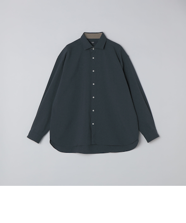SHIPS Colors:〈洗濯機可能〉ウールライク リラックスフィット シャツ