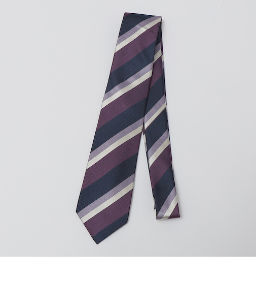 SHIPS Colors:シルク ストライプ ネクタイ3