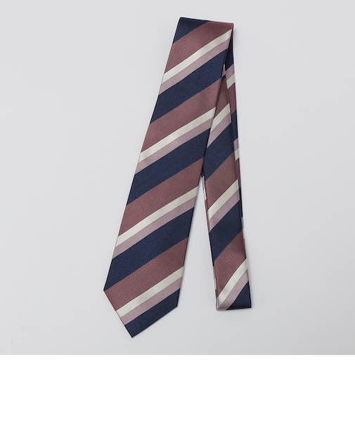 SHIPS Colors:シルク ストライプ ネクタイ3