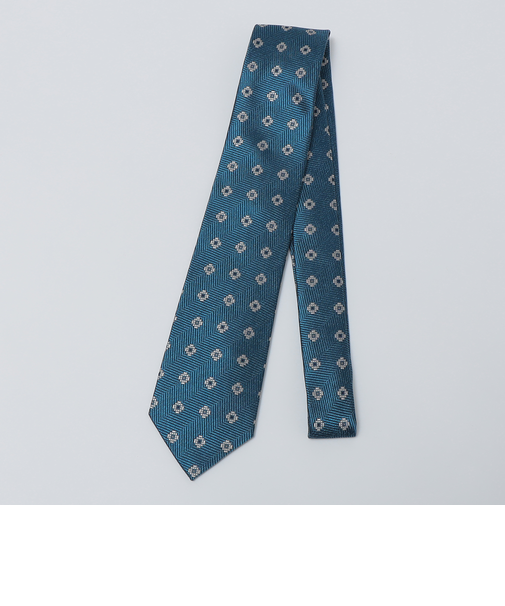 SHIPS Colors:シルク ヘリンボーン 小紋柄 ネクタイ