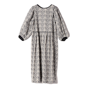 Soi-e:〈手洗い可能〉カット ドビー ジャカード ワンピース