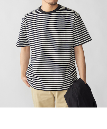 SHIPS: AUTHENTIC ボーダー Tシャツ ショートスリーブ