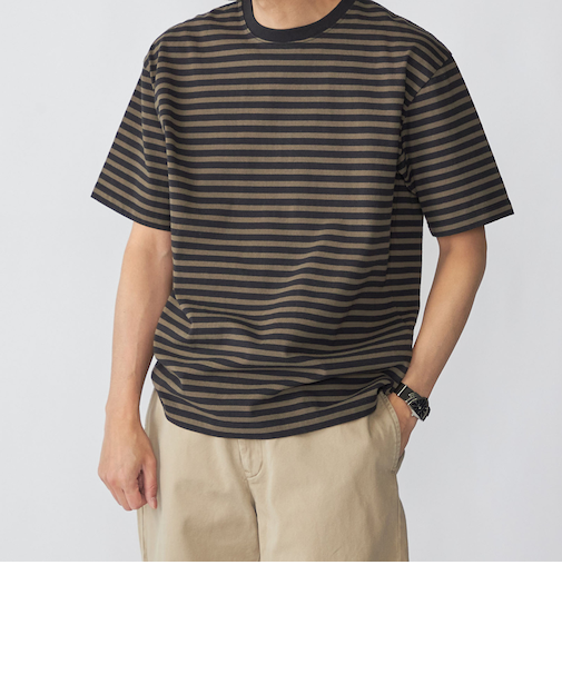 SHIPS: AUTHENTIC ボーダー Tシャツ ショートスリーブ