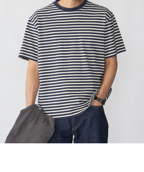 SHIPS: AUTHENTIC ボーダー Tシャツ ショートスリーブ