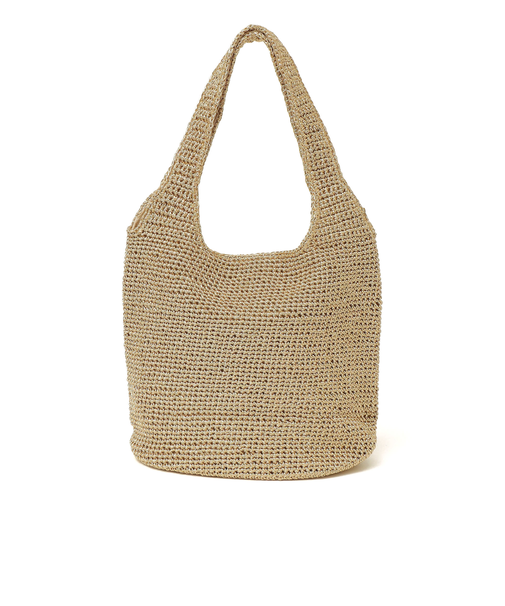 《予約》SHIPS Colors:メタリック コード トートバッグ◆