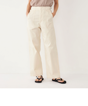 《予約》SHIPS Colors:〈洗濯機可能〉コットン ツイル ベイカー パンツ5◆