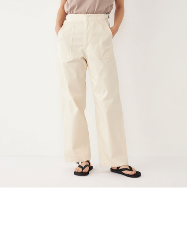 《予約》SHIPS Colors:〈洗濯機可能〉コットン ツイル ベイカー パンツ5◆